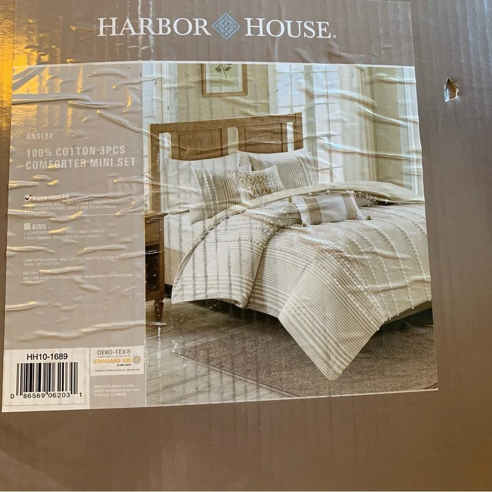 Harbor House Anslee 3-pc. Midweight Embroidered Comforter Set